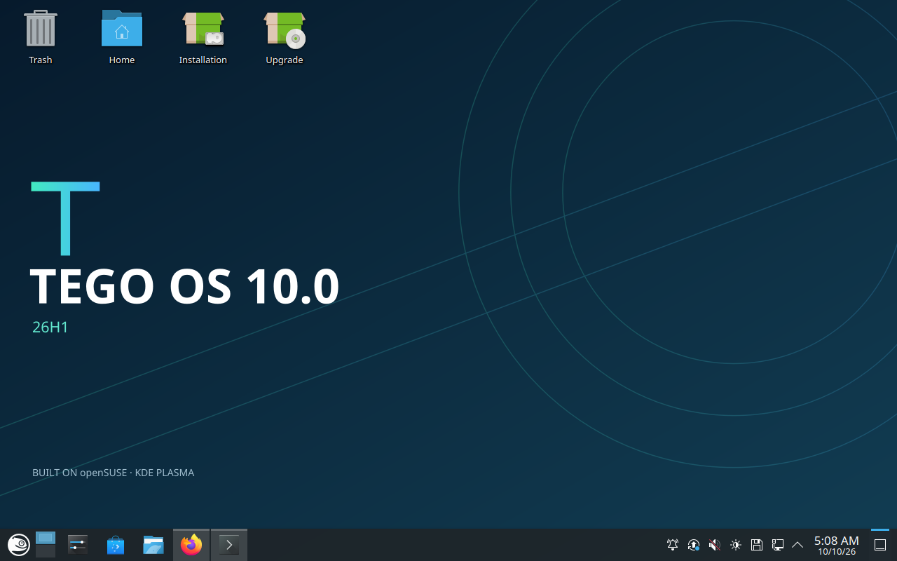TEGO OS 10.0 기존 검증 환경 화면